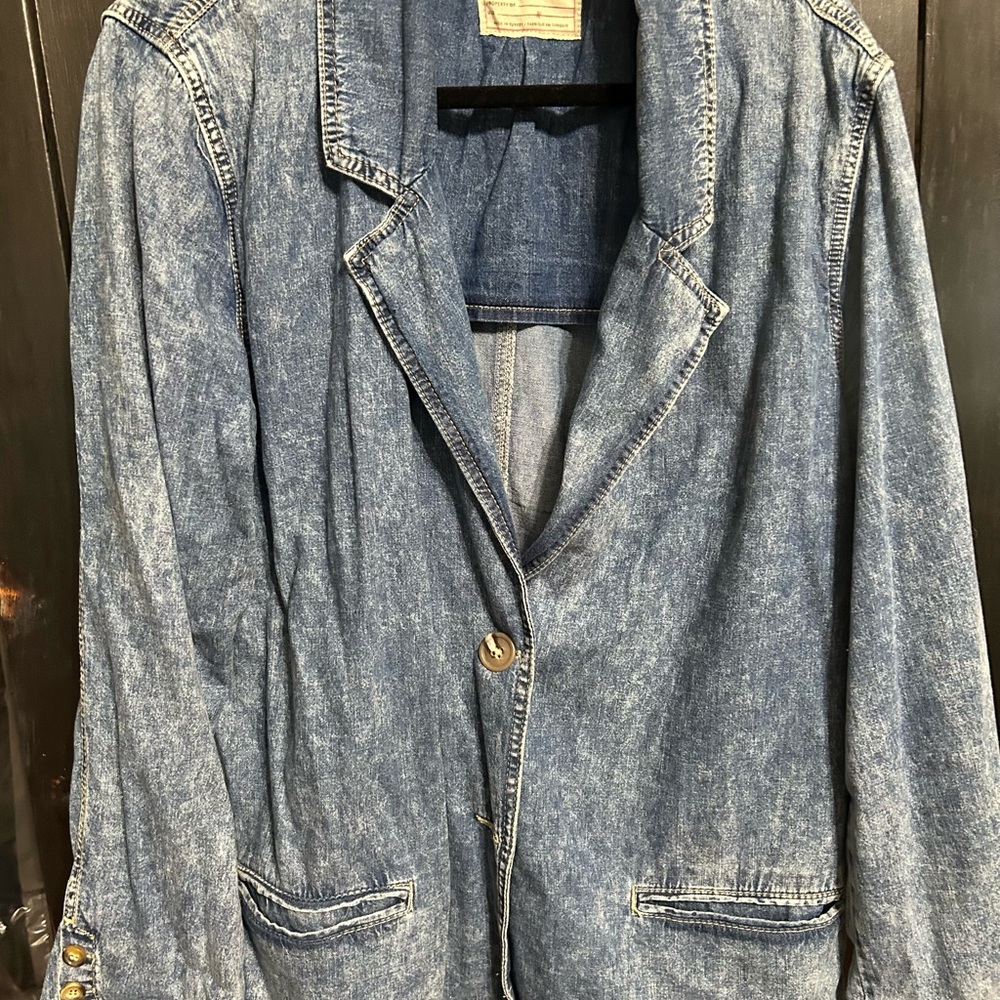 We The Free Blue Jean Jacket